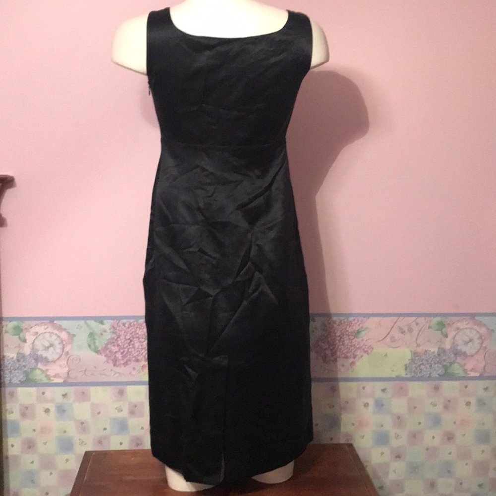 🖤 Banana Republic Satin Little Black Dress Sz 2